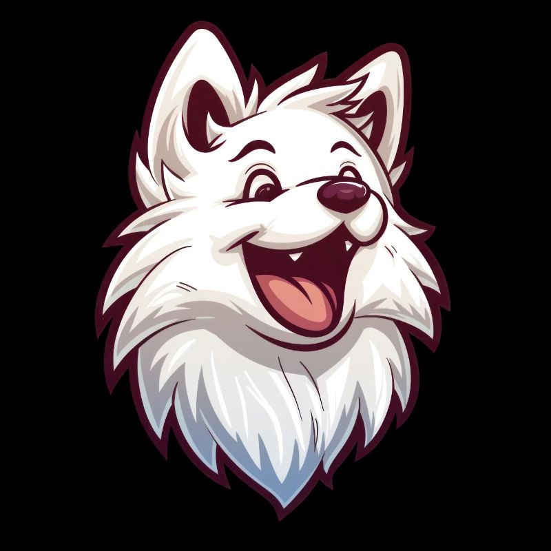 Japan Spitz | Japanese Spitz | Cartoon Artwork