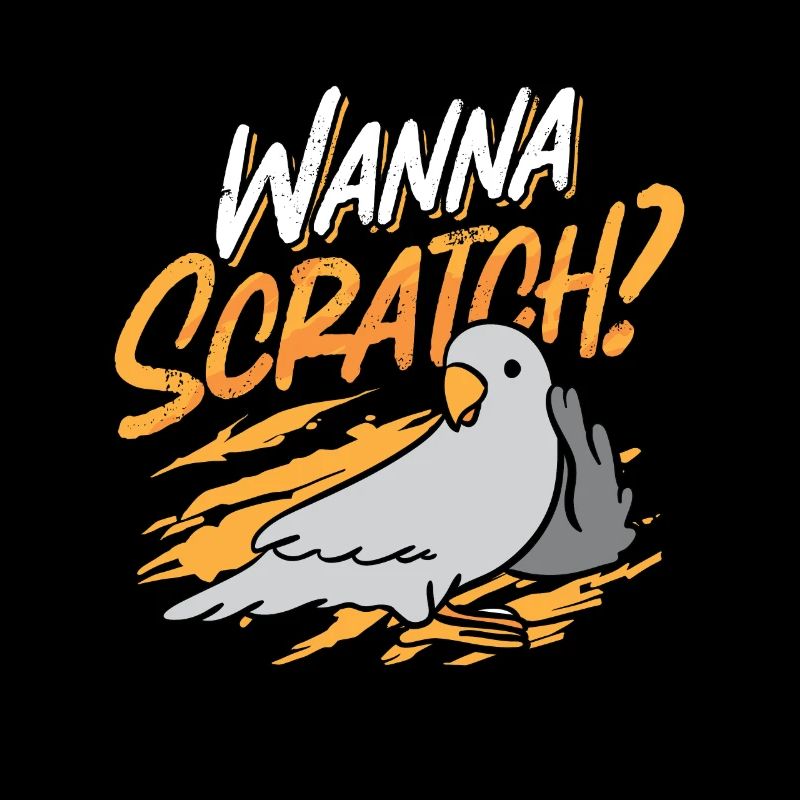 African Grey Wanna Scratch Birdwatcher Ornithology