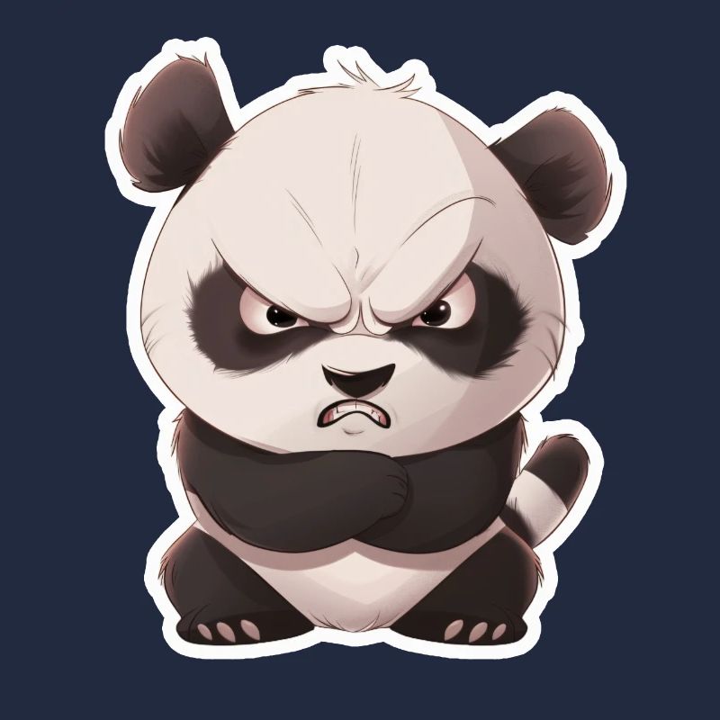 Mignon bébé panda panda cassé