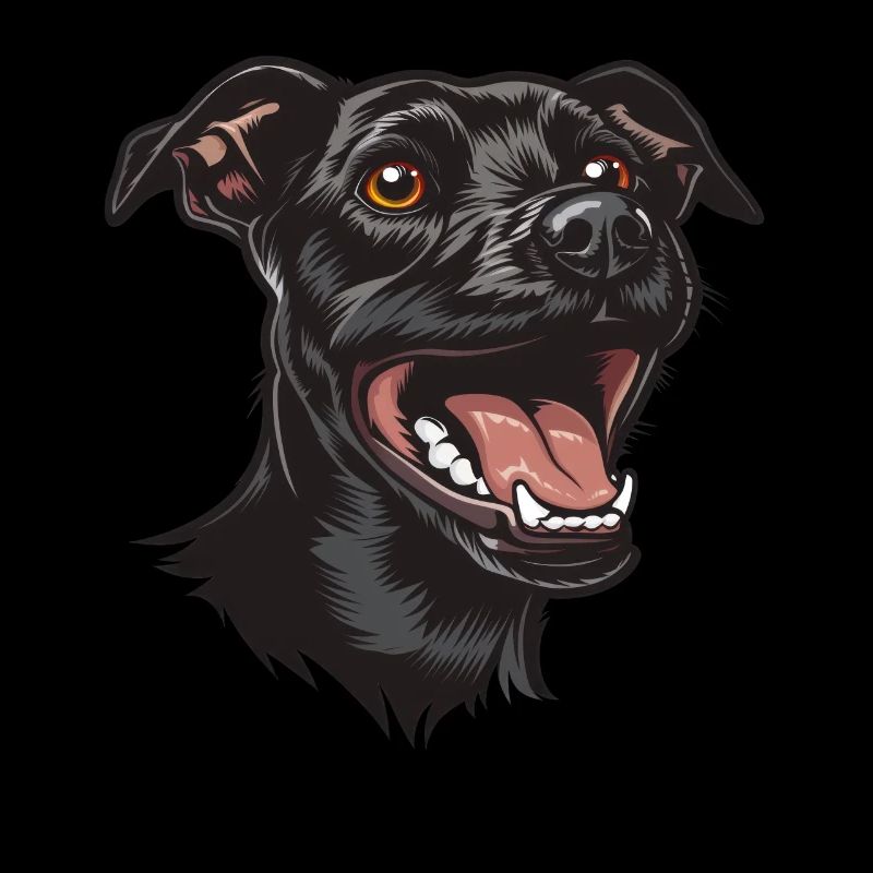 Patterdale Terrier | Cartoon Artwork