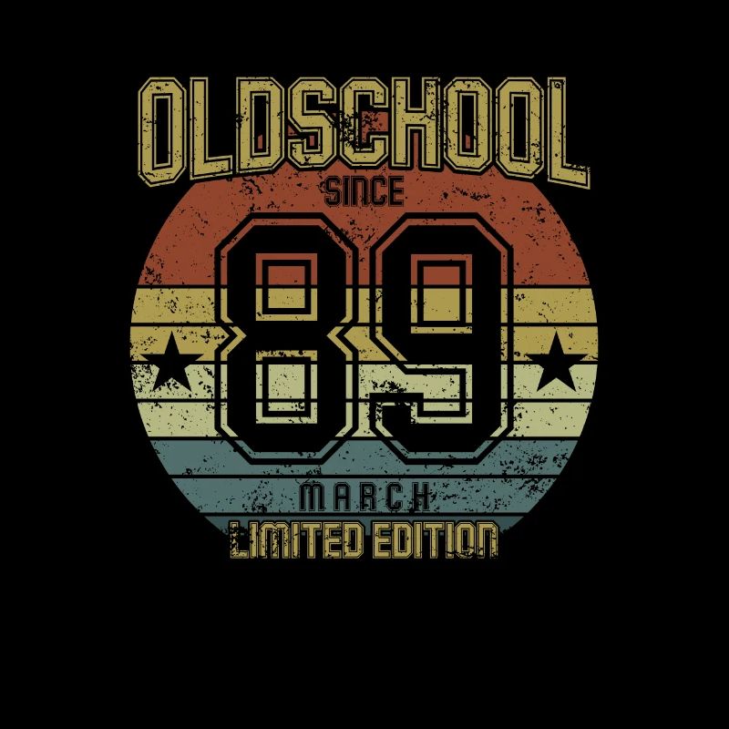 Mars 1989 - Anniversaire en mars Oldschool