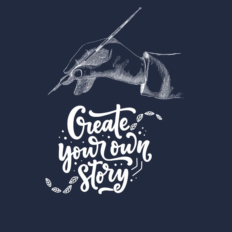 Illustration de main avec message inspirant