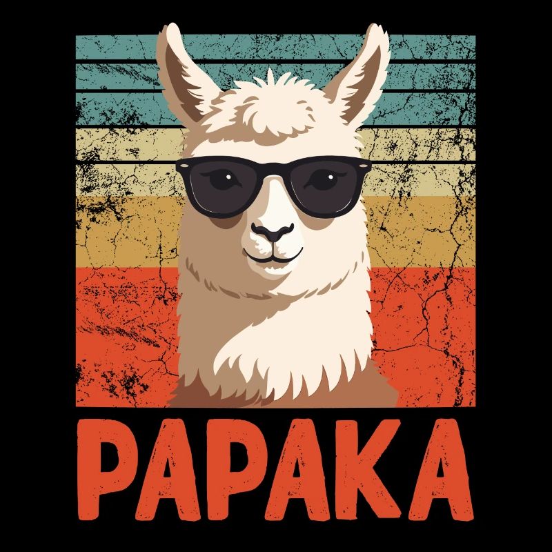 Papaka Lustiger Alpaka Papa Perfekter Style