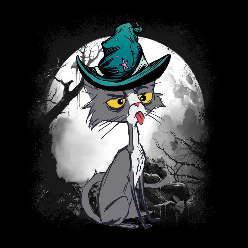 Magisch Katze Katzen Zauberer Märchenfigur Märchen