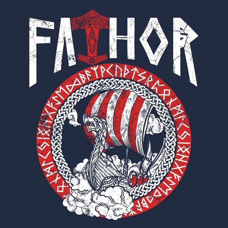Papa Vathor Nordisches Wikinger Schiff Design