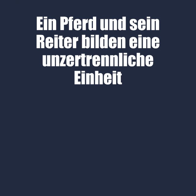 Reiten - Ein Pferd und sein Reiter bilden eine