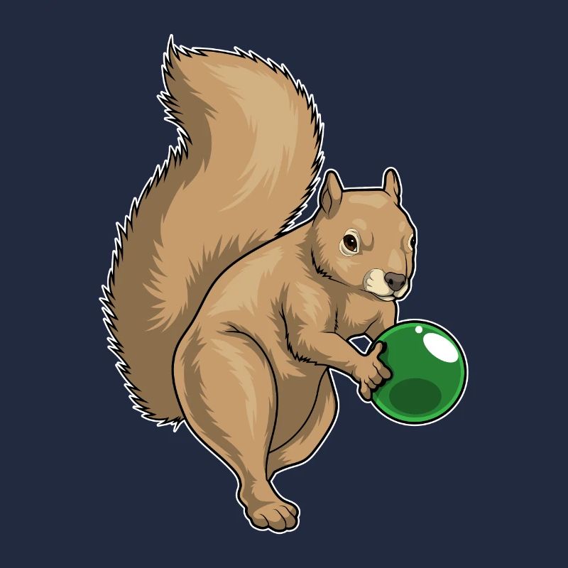 Eichhörnchen Bowling Bowlingkugel