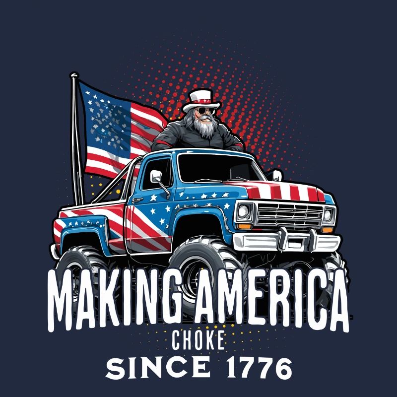 America suffocating since 1776 July 4