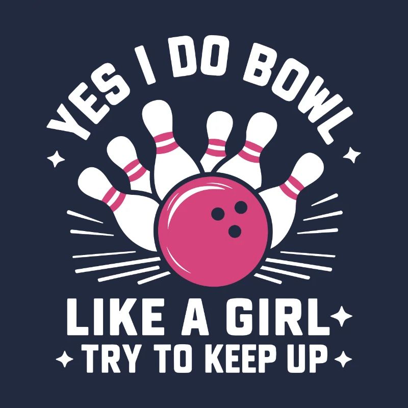 Ja, ich bowle wie ein Mädchen, versuche, den lustigen Bogen aufrecht zu erhalten.