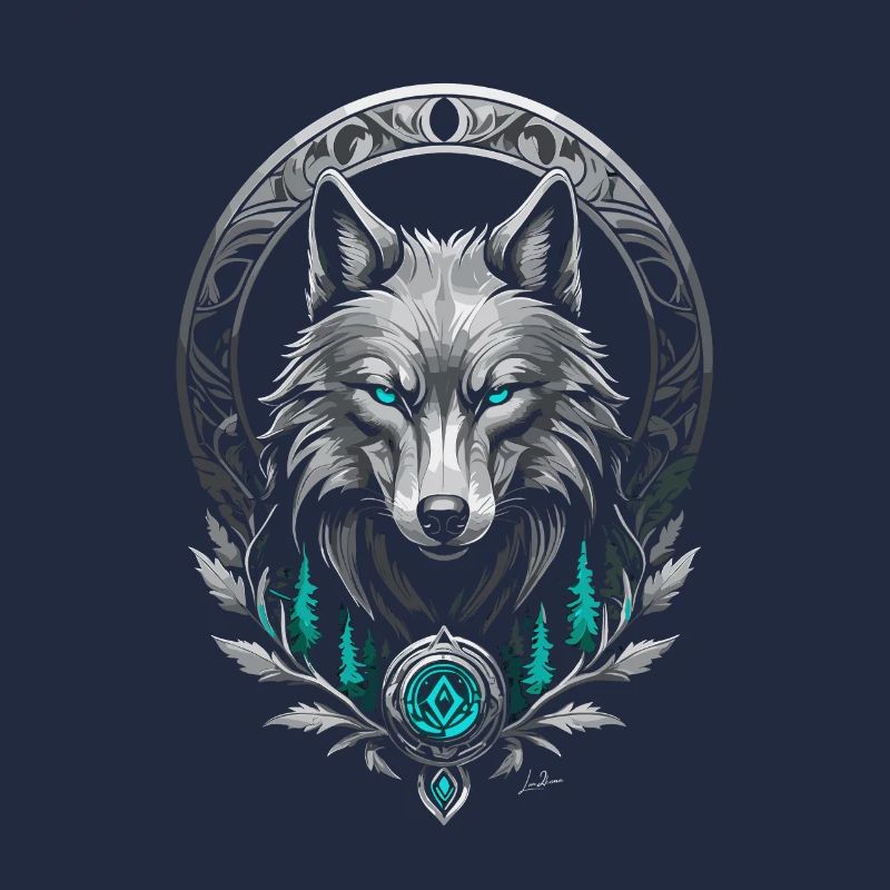 Mittelalterlicher Polarwolf