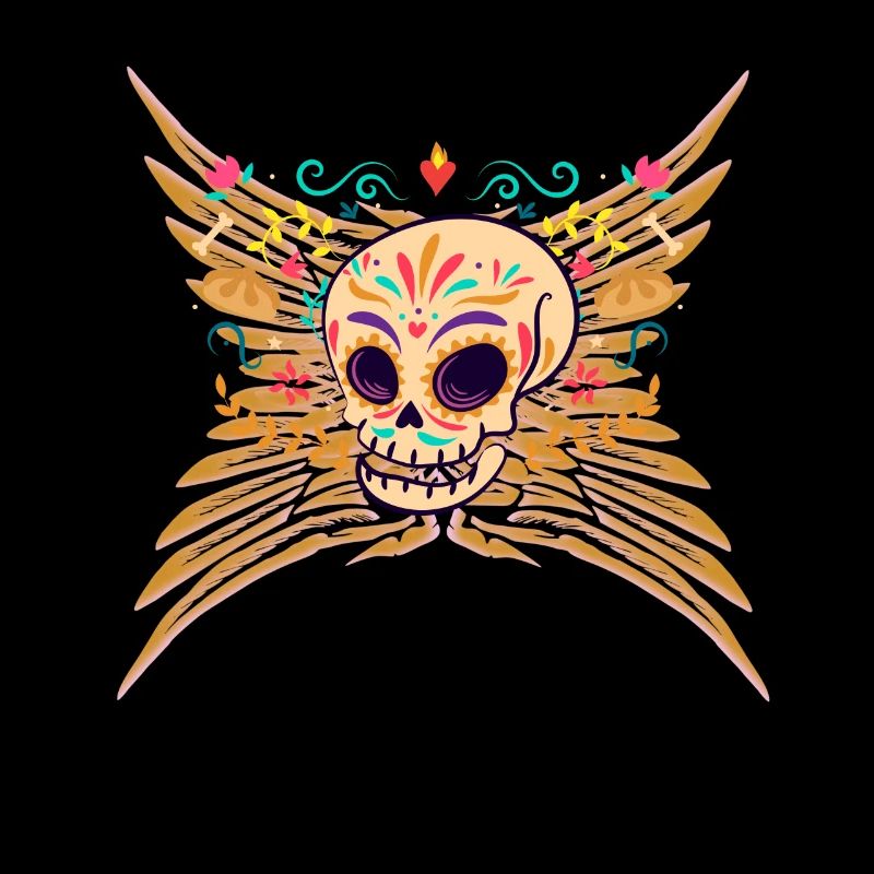 Funky Skull Mélange coloré
