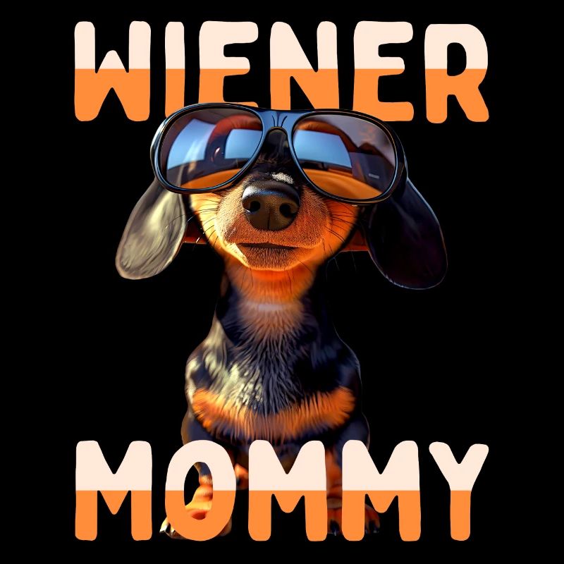 Wiener Mommy Dachshund Mama Dackel Mom Muttertag