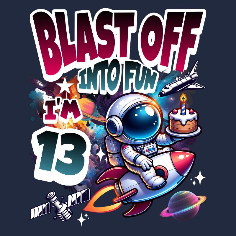 Astronaute 13e anniversaire Espace