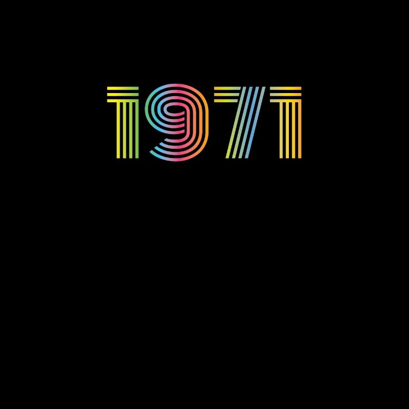 1971 Anniversaire Funky Année