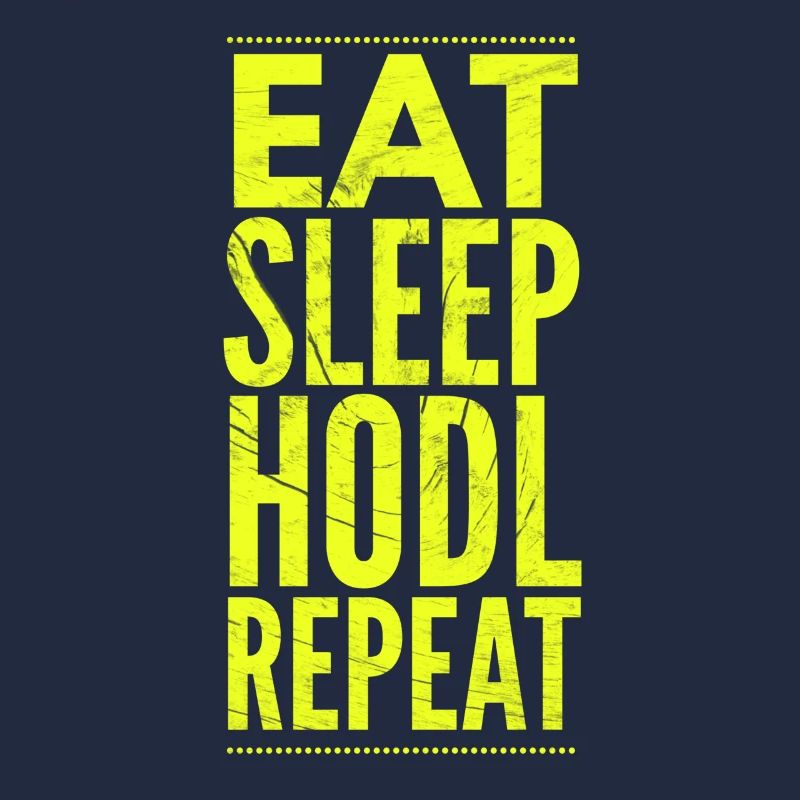 Eat Sleep HODL Repeat - Parfait pour les traders de crypto
