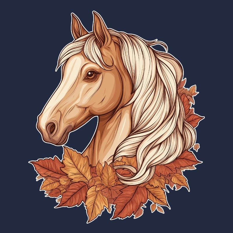 Cheval automne