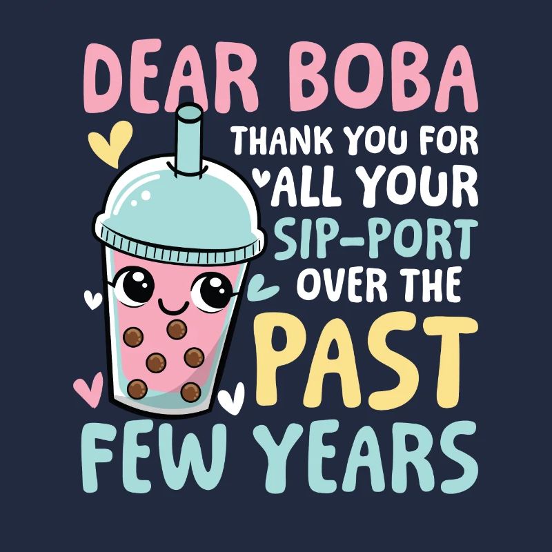 Lustiger Bubble Tea Spruch für einen Bubble Tea