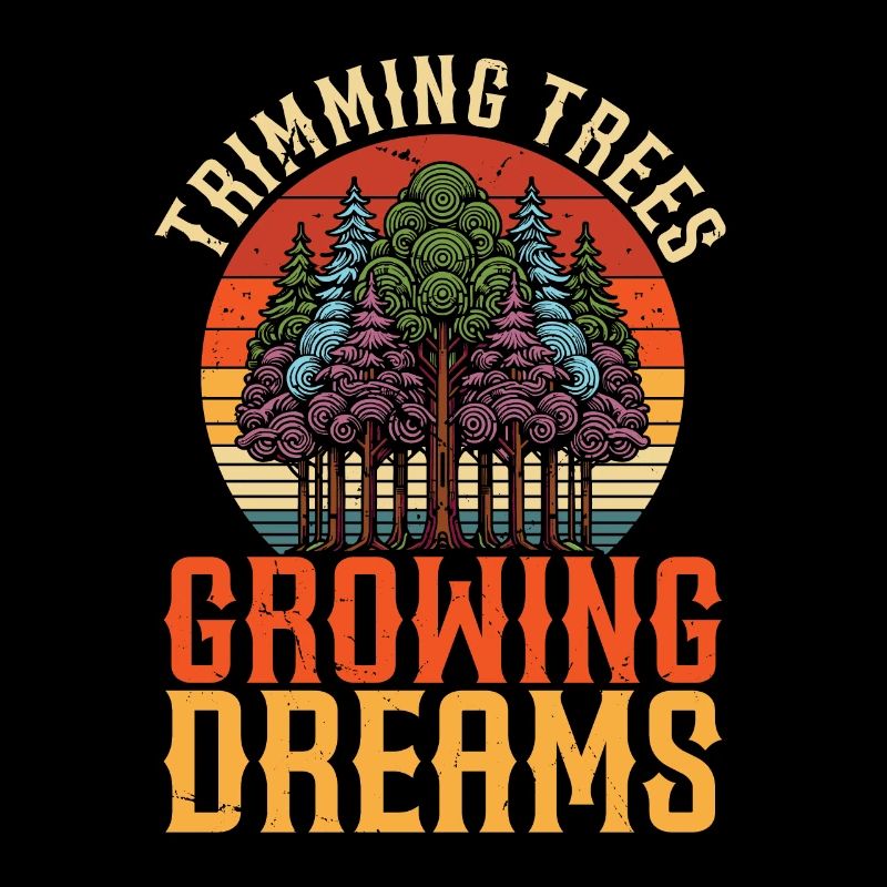 Arborist Trimming Trees Growing Dreams Woodcutter