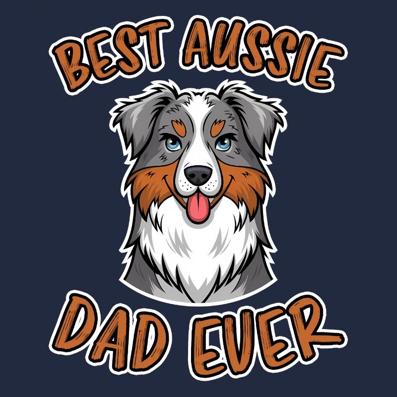 Australian Shepherd Papa Lustiges Aussie Geschenk