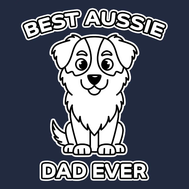 Australian Shepherd Papa Lustiges Aussie Geschenk