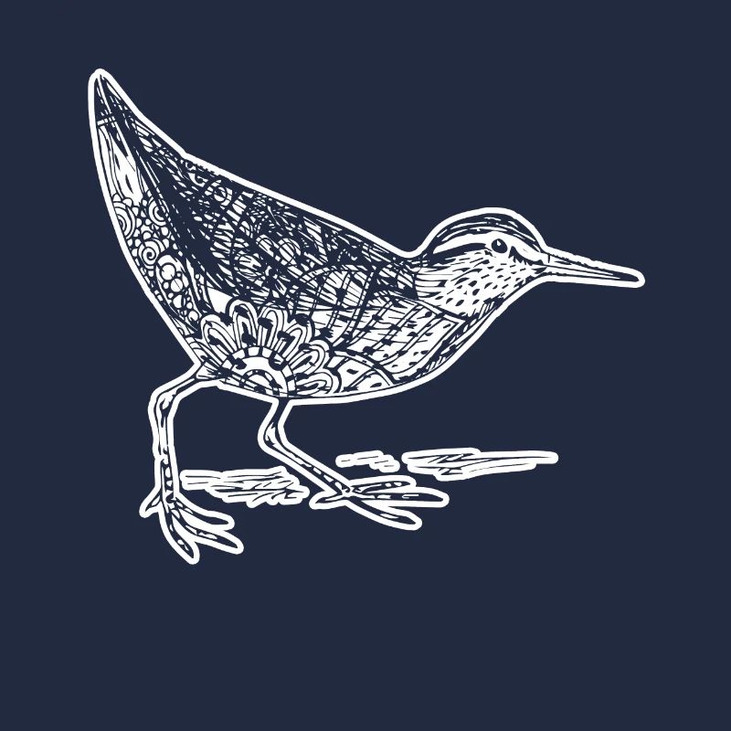 Sandpiper Floral Pattern