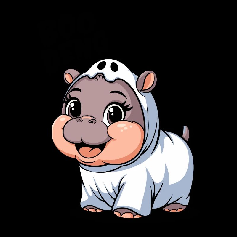 Cute Boo Deng Hippo Costume Adventure