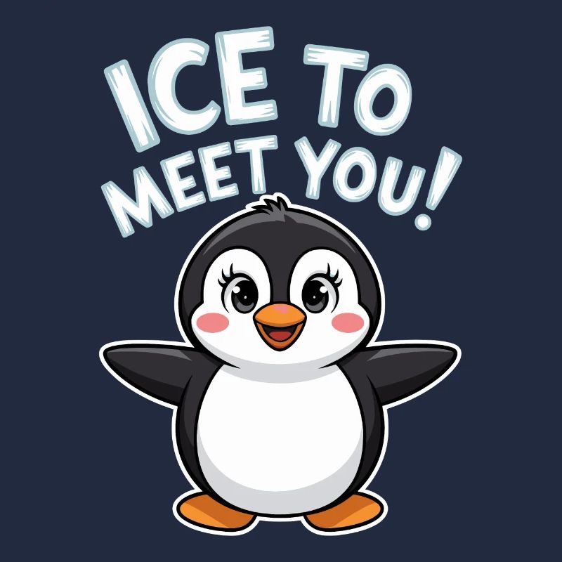 Jeu de mots pingouin mignon