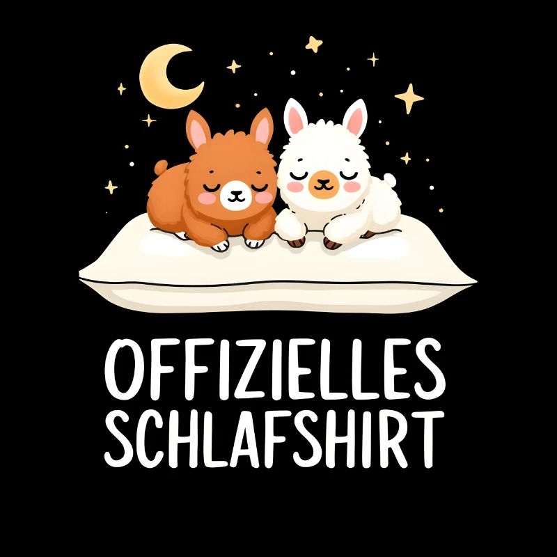 Official Sleep Shirt Alpacas Alpaca Pair