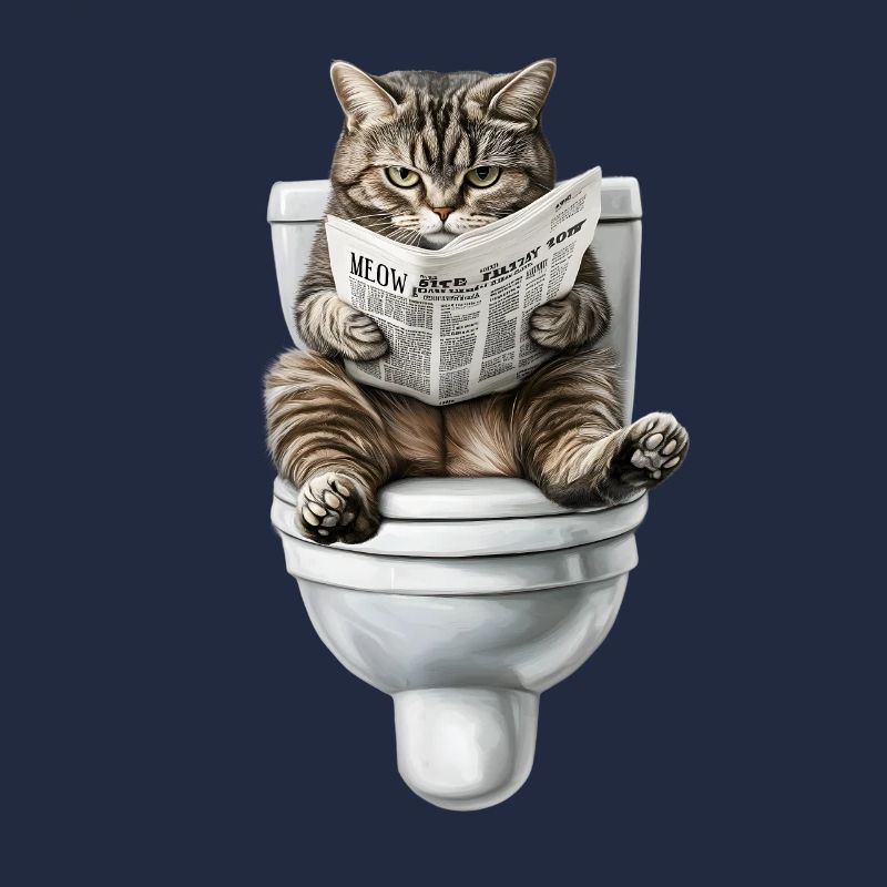 Drôle de chat chat propriétaire de chat Loo Cat Pet