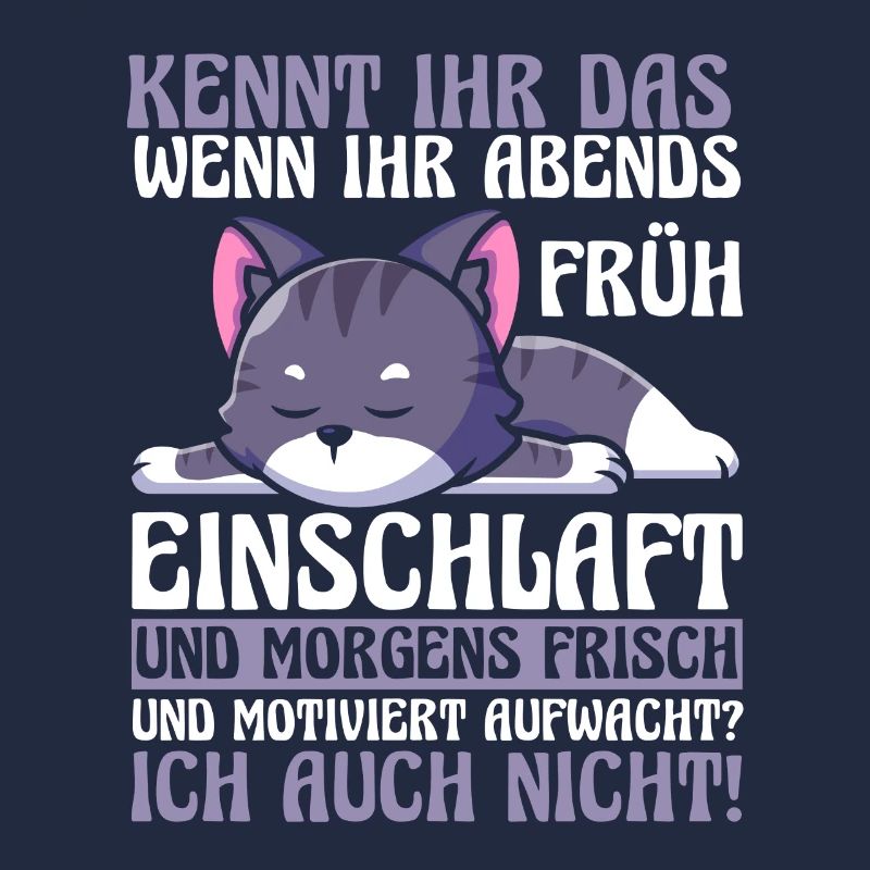 Faulenzer Langschläfer Motivation Katze