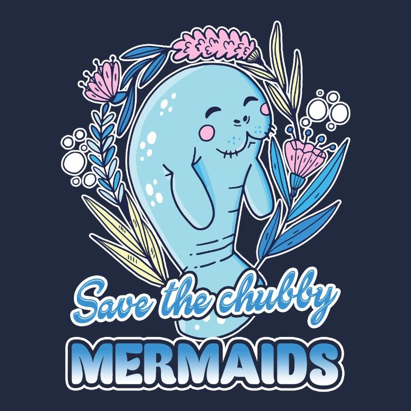 Manatee Save Chubby Mermaids