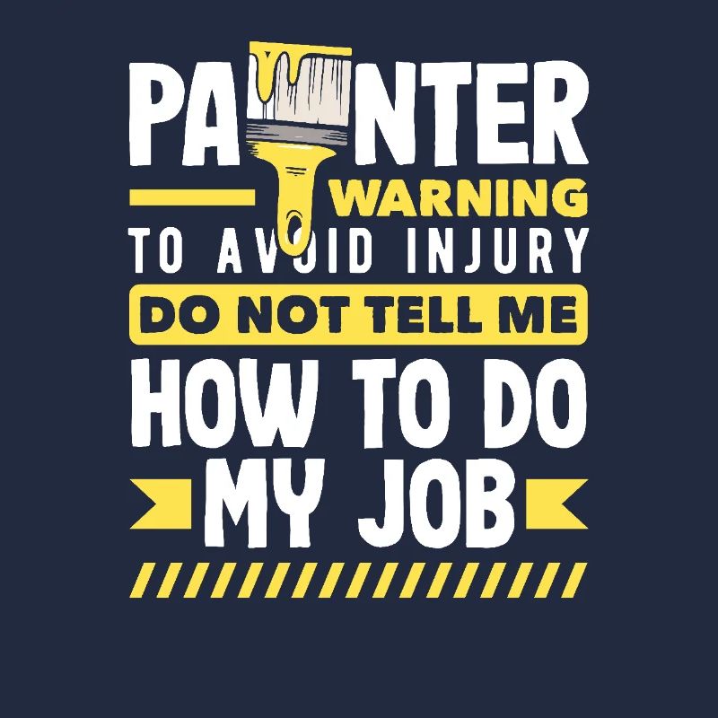 Peintre Avertissement Risque de blessure