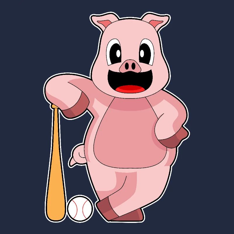 Pig Baseball Batte de baseball