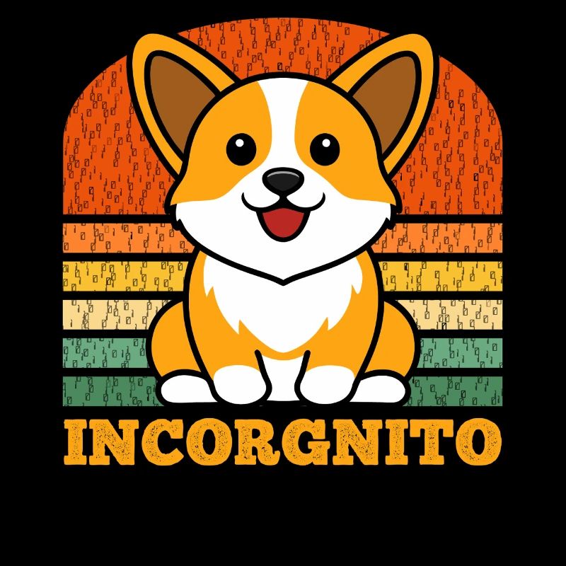 Incorgnito – Funny Corgi Pun