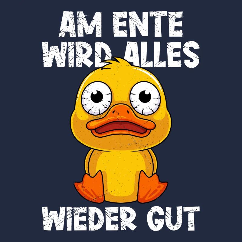Fasching AM ENTE WIRD ALLES WIEDER GUT Lustiges