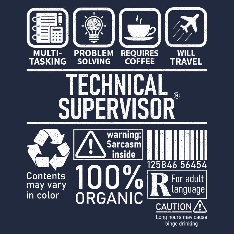 Technical Supervisor multi tasking problem solving