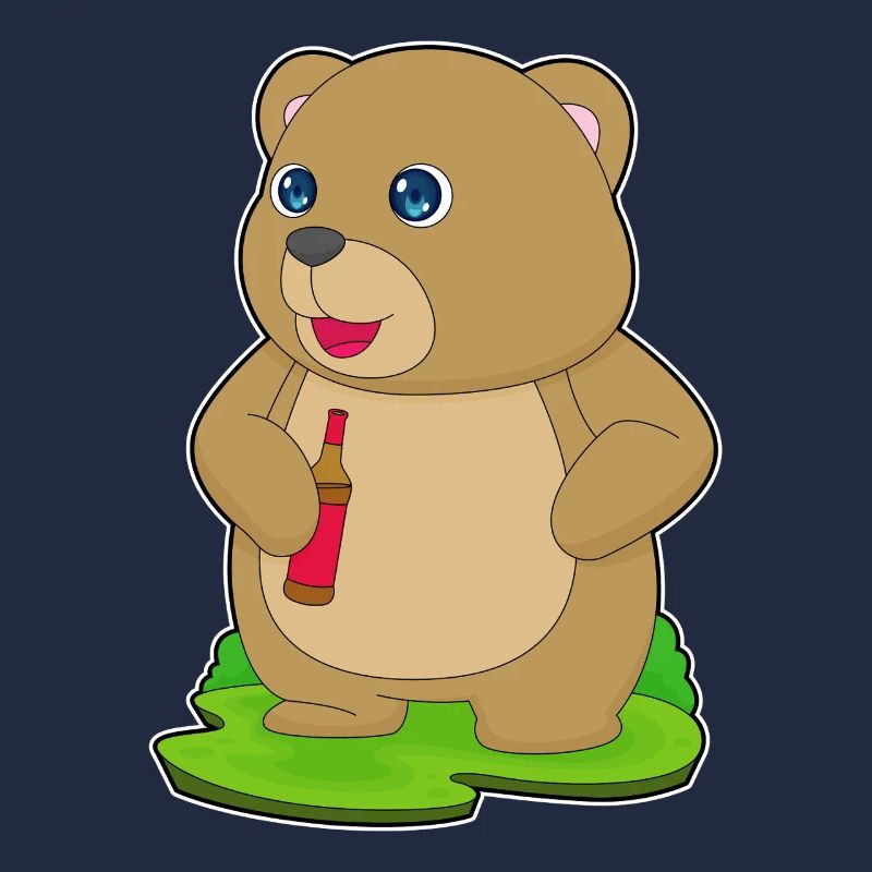 Bear bouteille de bière