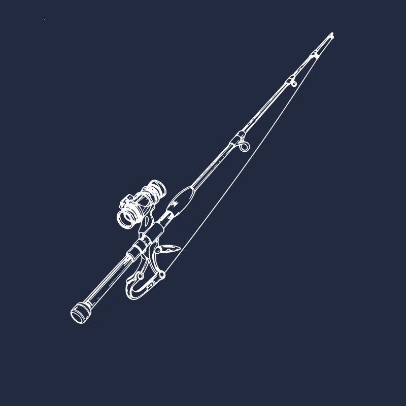 Dessin de canne à pêche