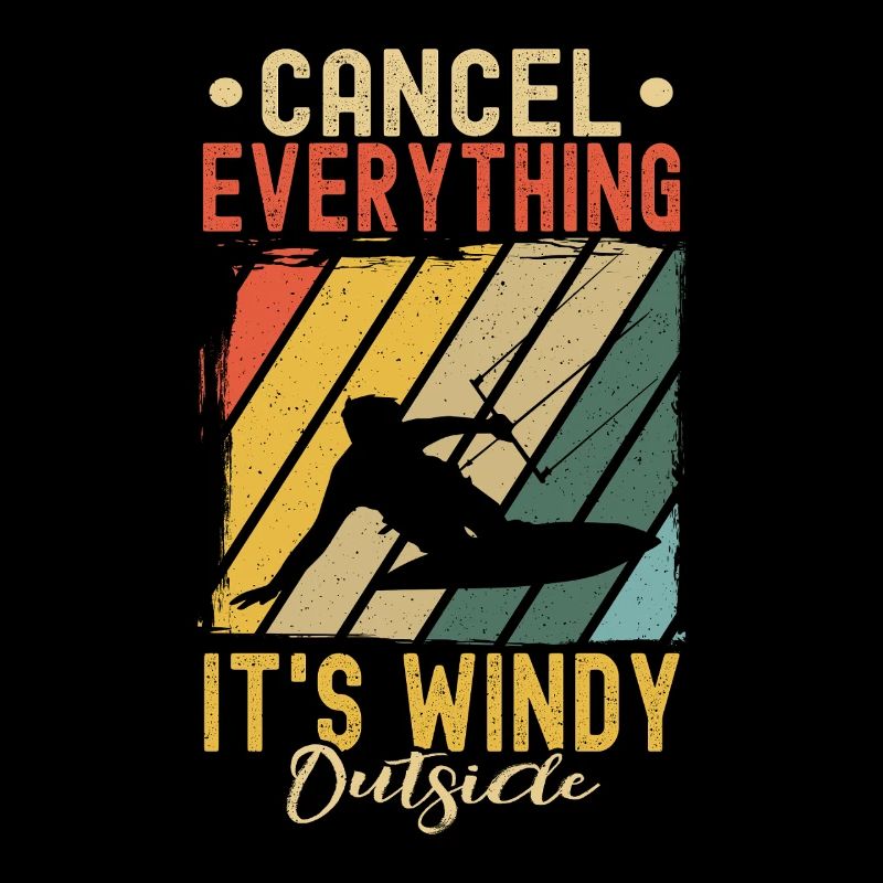Kitesurfing Cancel everything, it's windy outside