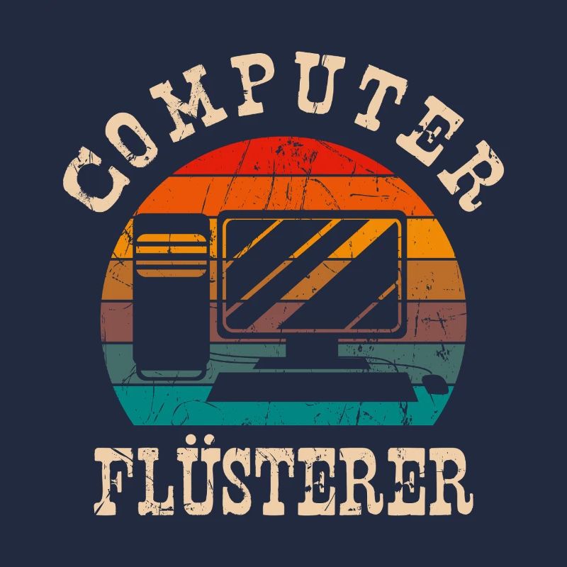 Computer Flüsterer Retro Gamer Nerd Programmierer