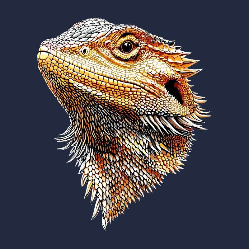 Bartagame Echse Bearded Dragon Süße Bartagamen