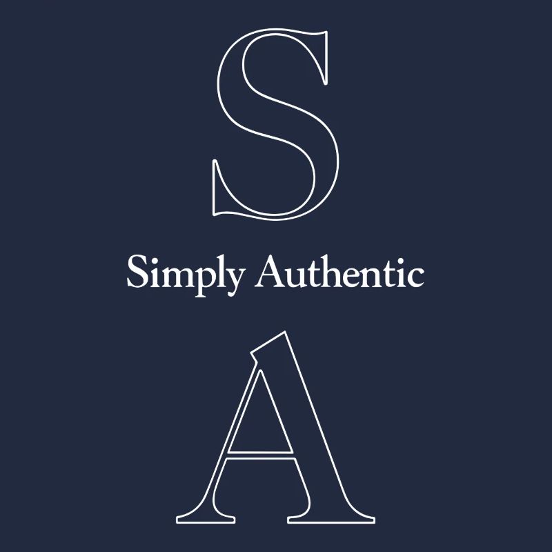 Simply Authentic Statement Spruch