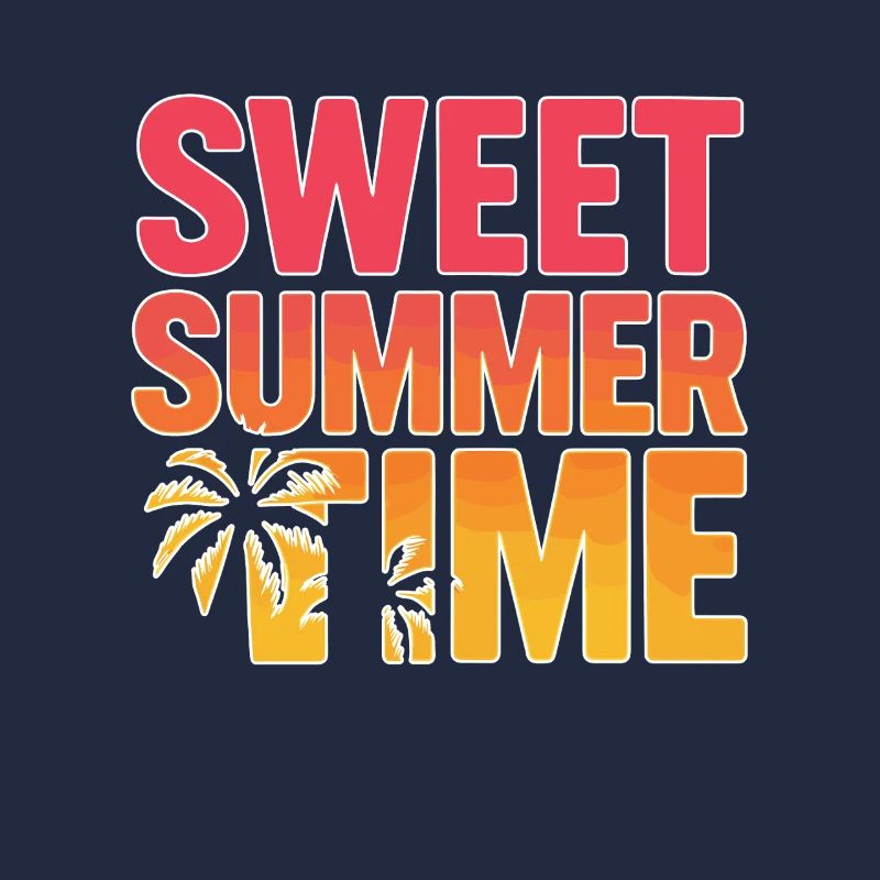 Doux temps d’été - Conception de palmier d’été