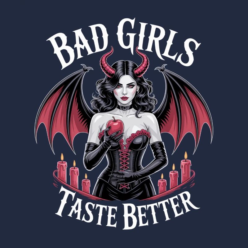 Bad Girls Taste Better! Goth Gothic Emo Baddie
