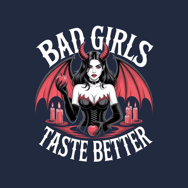 Bad Girls Taste Better! Goth Gothic Emo Baddie