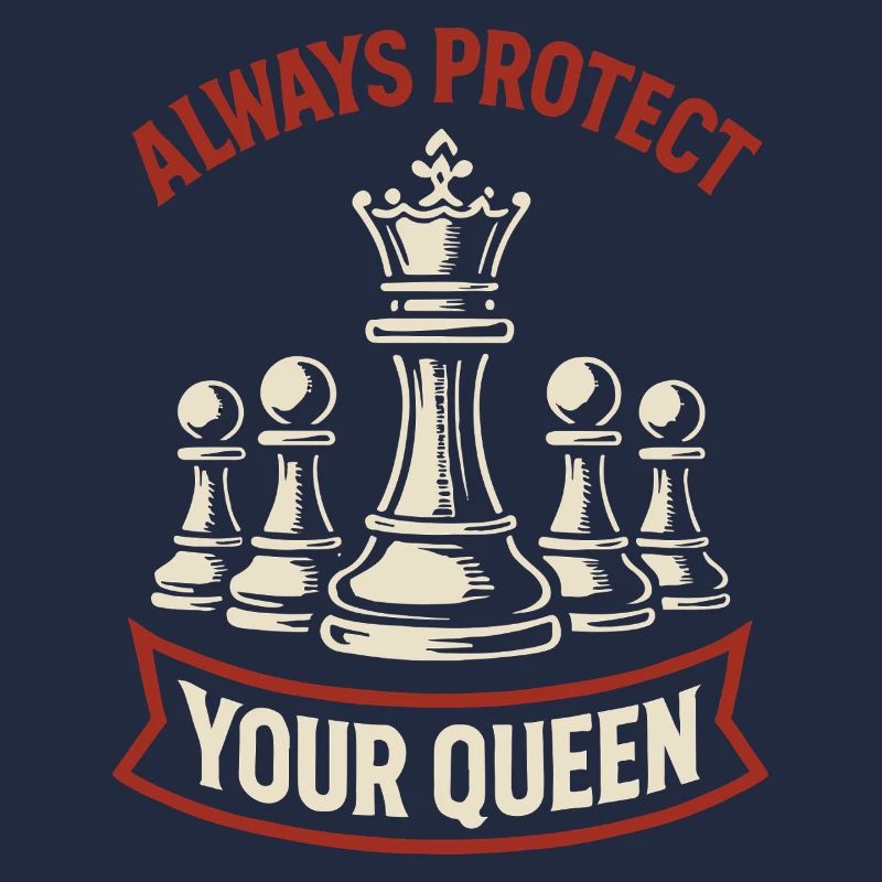 Always protect your queen chess player