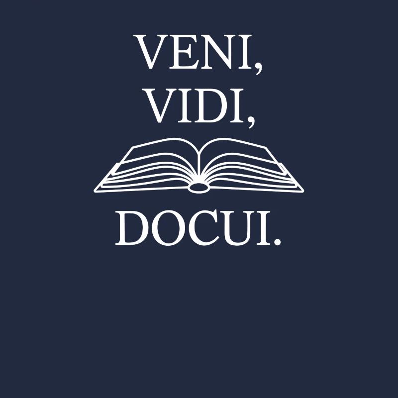 Veni Vedi Docui – Lateinisches Spruch Design