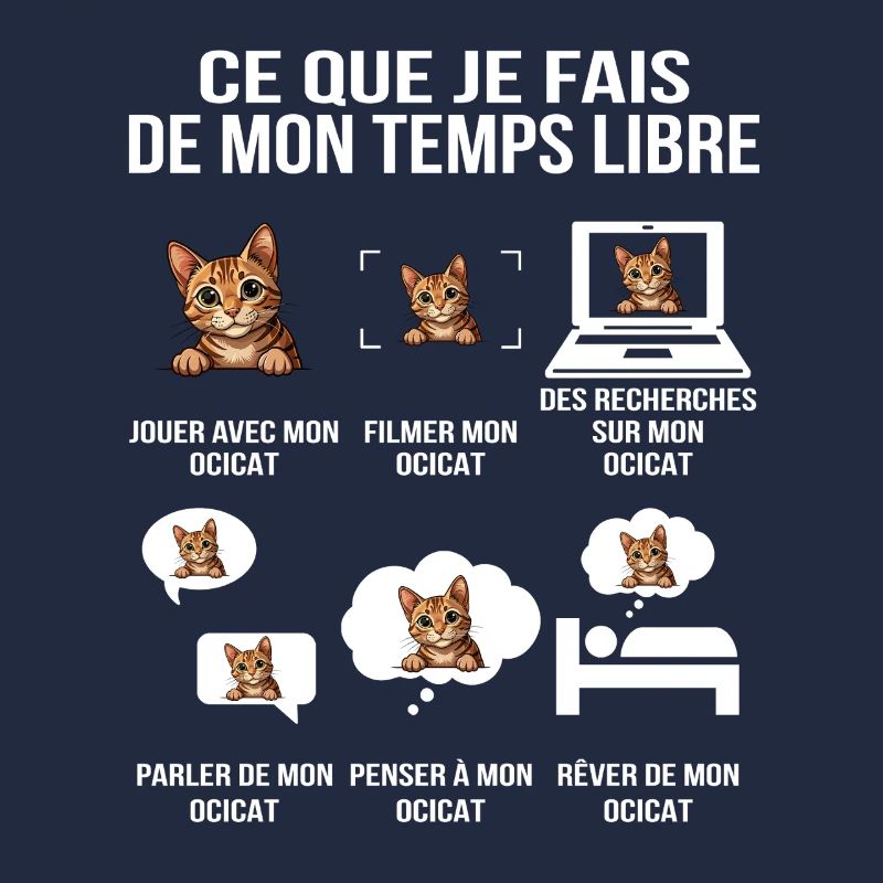 Ce que je fais de mon temps libre Ocicat