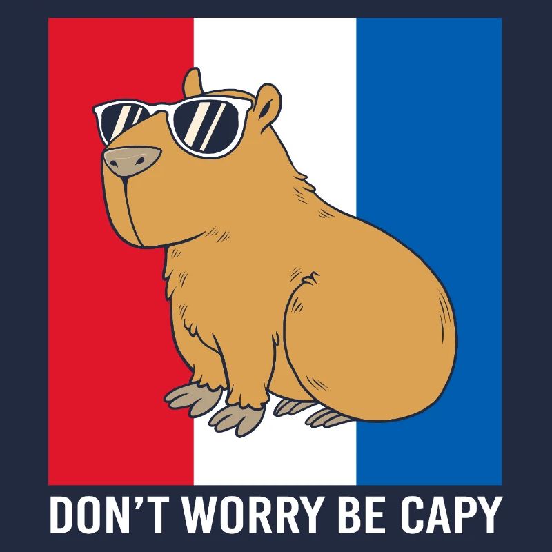 Dont Worry Be Cappy Capybara