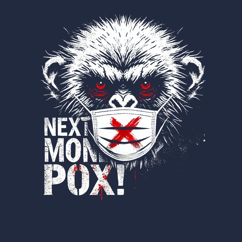 Protest Monkey Face Mask Artwork